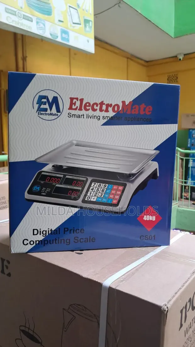 Electromate Digital Weighing Scale 40kg - 1
