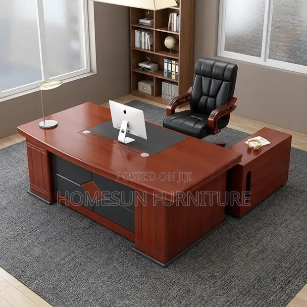 Executive Office Desk with Mobile Pedestals - 1