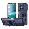Shockproof Case for Redmi 15C 4G/5G with Car Magnetic Mount & Ring Stand - Blue - 2