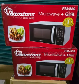 Ramtons 23L Microwave with Grill RM589 (Silver)
