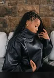 Women's Classic Leather Jacket - 1
