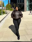 Women's Classic Leather Jacket - 2