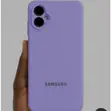 Premium Silicone Case for Samsung Galaxy A07 - Shock Purple - 1