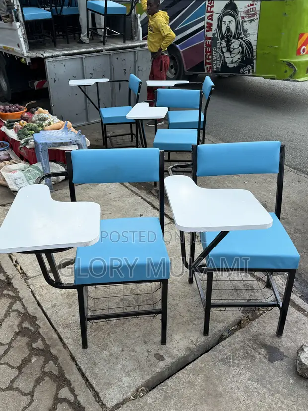 Blue Armchair - College Seat - 1