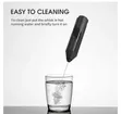 Rechargeable Electric Handheld Milk Frother - 3 Speed - 2