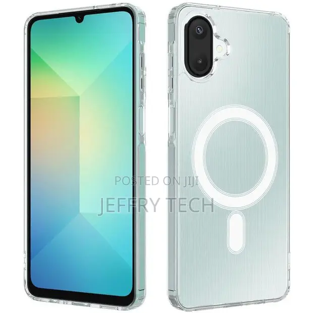 Clear Transparent MagSafe Silicone Case for Samsung Galaxy A07 - 1