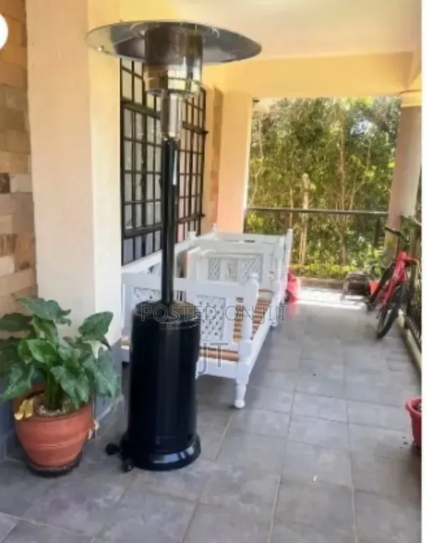 Black Mushroom Outdoor Gas Patio Heater - 1