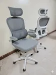 Executive Grey Swivel Office Chair - 2