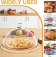 Wooden Cake Stand with Acrylic Dome Lid & Bamboo Tray - 4