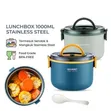 1000ml Stainless Steel Insulated Bento Lunch Box with Spoon - 5