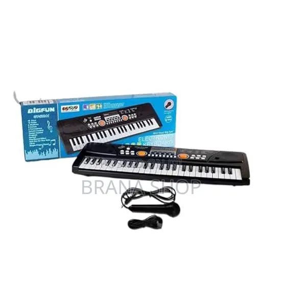 49 Key Kids Electric Piano Keyboard with Microphone - 1