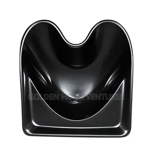 Medium Fiberglass Salon Shampoo Basin - Black