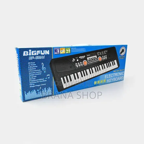 49-Key Electric Piano for Kids with Microphone - 1