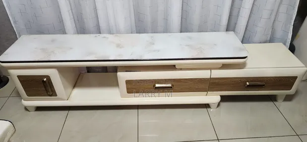 Ideal Marble Top TV Stand - 1