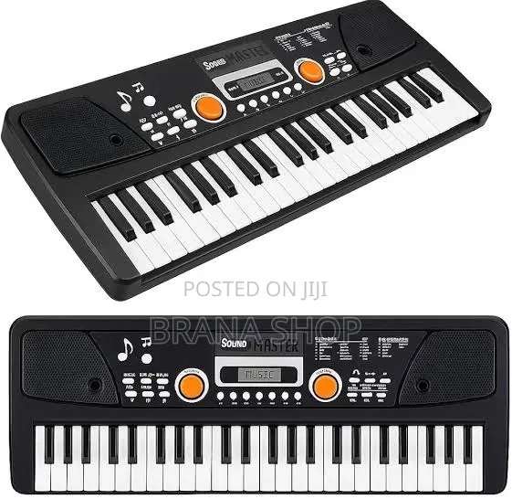 Children's Electric Piano Keyboard with Microphone (49 Keys) - 1