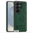 Samsung Galaxy S26 Ultra Genuine Leather Case with MagSafe Stand - 1