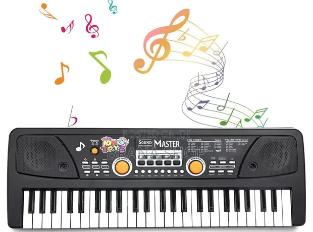 Kids Electric Piano Keyboard 49 Keys + Microphone - 1