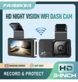 FRISEKER 3-Inch Dash Cam 1296P WiFi Night Vision Car DVR - 2