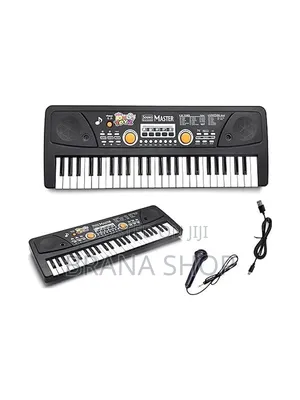 49-Key Kids Electronic Piano Keyboard with Microphone