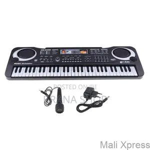 61-Key Kids Electronic Piano Keyboard with Microphone