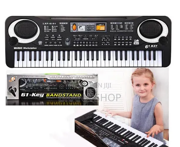 Piano ya Elektroniki ya Watoto ya Nchi 61 na Maikrofoni - 1