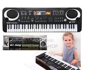 61-Key Kids Electronic Piano Keyboard with Microphone