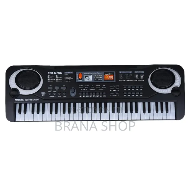 Piano ya Kielektroniki ya Watoto 61-Key na Maikrofoni - 1