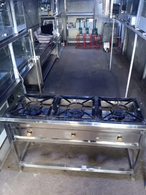 Stainless Steel Commercial Gas Cooker - 3 Burner