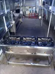 Stainless Steel Commercial Gas Cooker - 3 Burner - 1