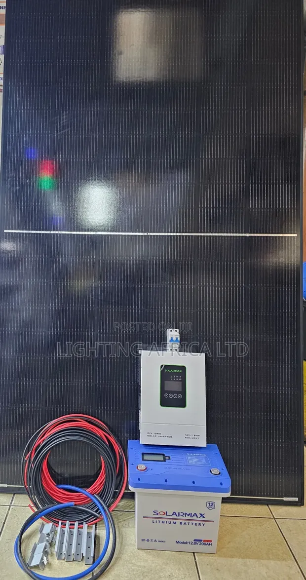 Solarmax 1.5 KVA Hybrid Inverter Kit - 200Ah Lithium Battery - 1