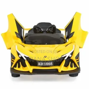 KD-1668 Yellow Lamborghini-Style Kids Electric Ride-on Car