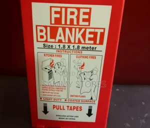 Large Fire Blanket 1.8m x 1.8m - Heat Resistant Safety Cover