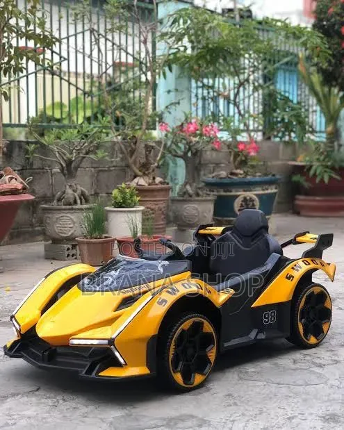 KD-1668 Lamborghini-Style Kids Electric Car - Yellow - 1