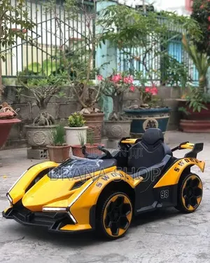 KD-1668 Lamborghini-Style Kids Electric Car - Yellow
