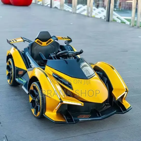 KD-1668 Lamborghini-Style Electric Ride-on Car - Yellow - 1