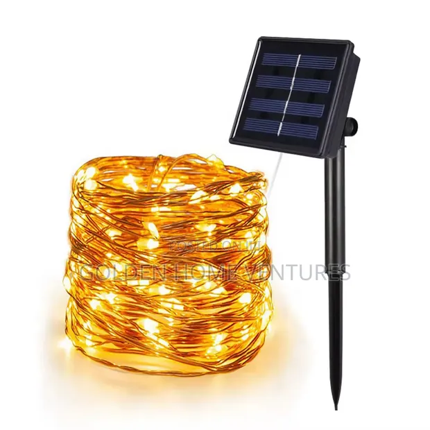 Solar Christmas Fairy String Lights - 32m, 300 LED, Njia 8 - 1
