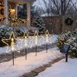 Solar Christmas Garden Pathway Lights (4-Piece Set) - 3