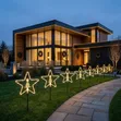 Solar Christmas Garden Pathway Lights (4-Piece Set) - 4