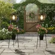 Solar Outdoor Garden Patio Standing Lantern Light - 3