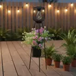 Solar Outdoor Garden Patio Standing Lantern Light - 4