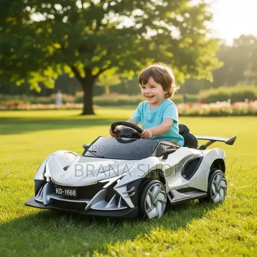 KD-1668 Grey Kids Electric Ride-on Car - Lamborghini Style - 1