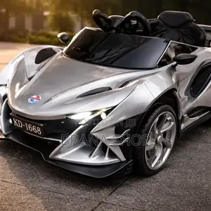 Gari la Watoto la Umeme la KD-1668 Likiwa na Mwonekano wa Lamborghini - Grey