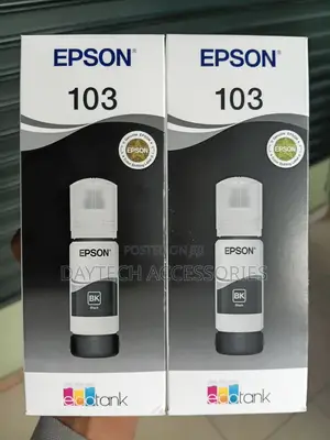 Epson 103 Chupa ya Ink Nyeusi Halisi