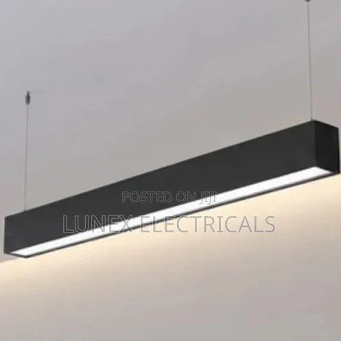 4Ft Integrated LED Tube Light Aluminum Suspended Fixture - 1