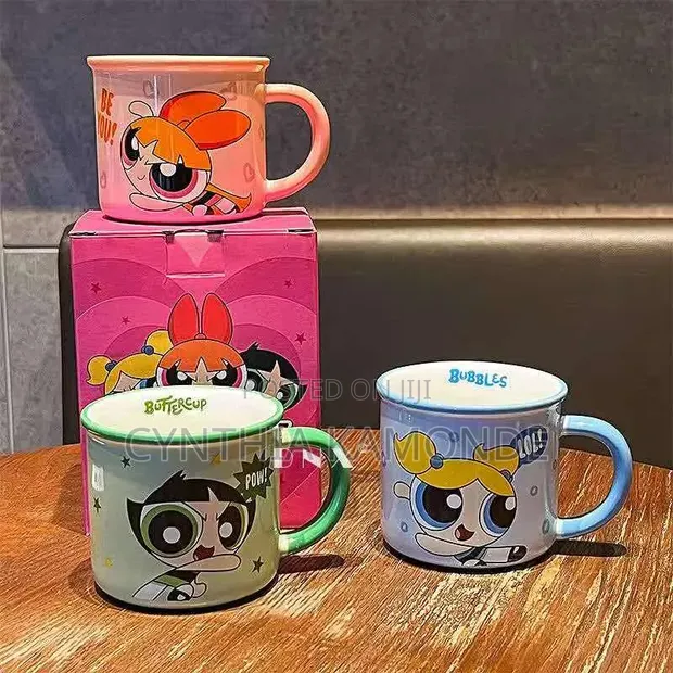 Powerpuff Girls Kids Cup Set (3 Pieces) - 1