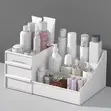 Makeup Organizer with 2 Drawers - Desktop Cosmetics Storage - 1
