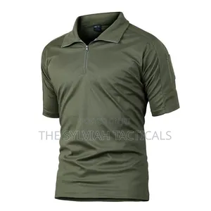 Outdoor Tactical Hiking Zip T-Shirt