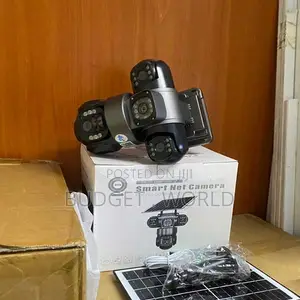 4G Solar Surveillance CCTV Camera with Triple Screen Viewing