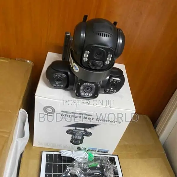 360° Solar 4G SIM Triple Lens PTZ Security Camera - 1