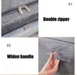 Foldable Zipped Closet Organizer - Wardrobe/Under-Bed Storage Box - 2